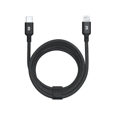 زندور كيبل 1 متر تايب سي-لايتنق -اسود