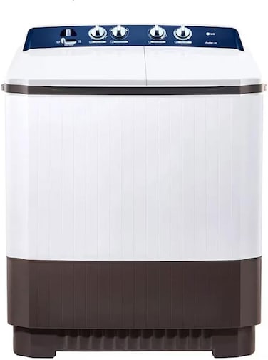 LG 10.5 kg Twin Tub Washing Machine, White, WTT1108OW1 (Installation Not Included)