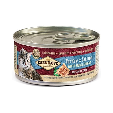 Carnilove Turkey and Salmon Canned Cat Food - 100 g