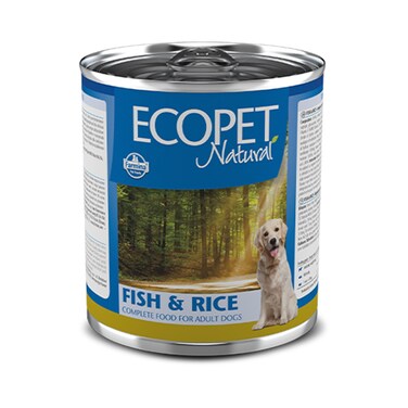 Farmina Ecopet Natural with Fish and Rice Canned Dog Food - 300 g - Pack of 6