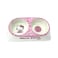 Hello Kitty Double Melamine Food and Water Bowl - 16L x 27W x 5.5H cm - Pink