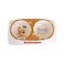 Garfield Double Melamine Food &amp; Water Bowl - 16L x 27W x 5.5H cm