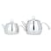 Saif Gallery Steel Teapot Set, 2 Pieces - Silver