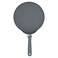 Alsaif Gallery Granite Frying Pan With Flat Edges, Gray Crepe, 26cm