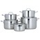 Turkish Steel Cookware Set, 10 Pieces