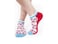 3 Pair Of Printed Socks Multicolour
