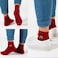 3 Pair Of Printed Socks Blue/Yellow/Red