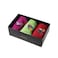 3 Pair Of Printed Socks Purple/Green/Red