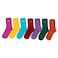 Moods Up Glitter 7 Piece Women Socks