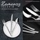 Serenk Paris 42-Piece 18/10 Stainless Steel Cutlery Set - Polished Finish, Durable Forks, Spoons and Knives