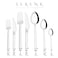 Serenk Barcelona 18-Piece 18/10 Stainless Steel Cutlery Set - Polished Finish, Durable Flatware for Elegant Dining