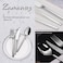 Serenk Barcelona 42-Piece Premium 18/10 Stainless Steel Cutlery Set - Polished, Durable Flatware for Sophisticated Dining