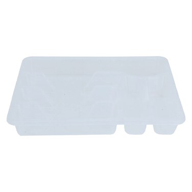 Saif Gallery Silicone Spoon and Knife Holder, 38 x 30 x 5 cm - White