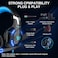 Versiontech G2000 PC Gaming Headset With Volume Control,Blue