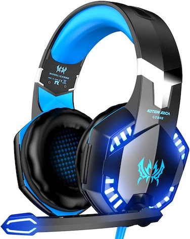 Versiontech G2000 PC Gaming Headset With Volume Control,Blue