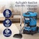Kion Vacuum Cleaner, 2200W, 18L, Turbo Power, Black &amp; Blue