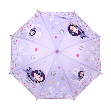 Milk&amp;Moo Little Mermaid Umbrella for Children, Girls Windproof Umbrella, Manual Kids Umbrella, Umbrellas for Rain, Easy Grip Handle