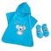 Milk&amp;Moo Kids Poncho and House Slippers Cool Koala