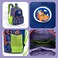 Milk&amp;Moo school backpack kids, kids backpack boys, backpack for boys, School Bookbag for Girls and Boys, Suitable For Pre School, Kindergarten, Elemantary Grade