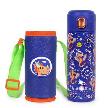 Milk&amp;Moo Stainless Steel Kids Water Bottle 420ML Ponix