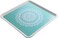 Plastic Serving Tray Al Seif Gallery, 32 cm, Square - Light Turquoise