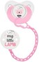 Wee Baby Pacifier Set With Chain No.2, Pink