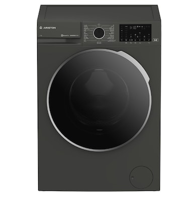 Ariston Washer Front Load - 12 Kg Washing - 15 Programs - Gray - ARWF12143DMBSA