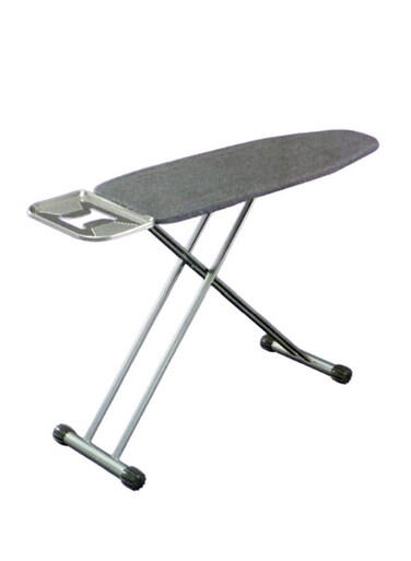 Lynx Stainless Steel Turkish Ironing Board Non-Slip Foot, Height Adjustment Handle, Steam Permeable Body And Silicone With Cotton Cover 30 X 100 CM LY235