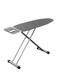 Lynx Stainless Steel Turkish Ironing Board Non-Slip Foot, Height Adjustment Handle, Steam Permeable Body And Silicone With Cotton Cover 30 X 100 CM LY235