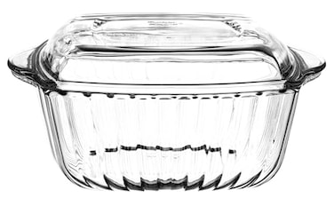 كسرولة مربعة بغطاء بوركام من باسباتشي- 2000 سي سي 59029