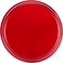 Borcam Glass Round Tray 1 Piece Red - 26cm Red