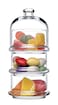 Pasabahce Stackable Glass Chocolate Jar, 9.5cm X 26cm X 9.5cm Size, Transparent