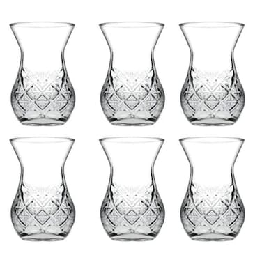 Pasabahce Timeless 42881 Tea Glass Kurvy 155ml 6Pcs