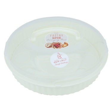 سيف غاليري حاوية طعام بلاستيكية، 33 × 33 × 10 سم - شفاف