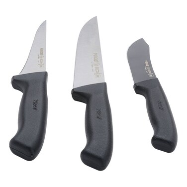 Steelberg Knife Set, 4/5/7 Inch, Turkish - Black