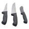 Steelberg Knife Set, 4/5/7 Inch, Turkish - Black