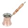 Saif Gallery Copper Coffee Pot, 0.2 L, Turkish, Wooden Handle - Copper