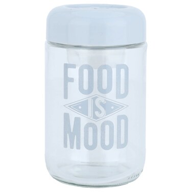 جرة زجاجية، دائرية - شفافة