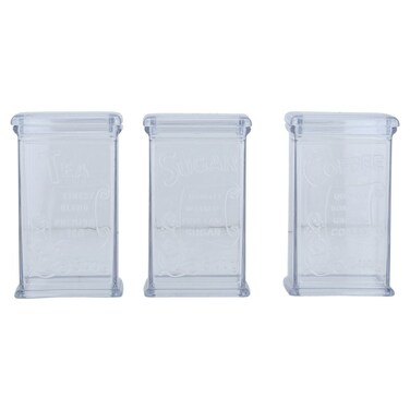 سيف غاليري طقم علب بلاستيك 500 جرام 3 قطع - شفاف