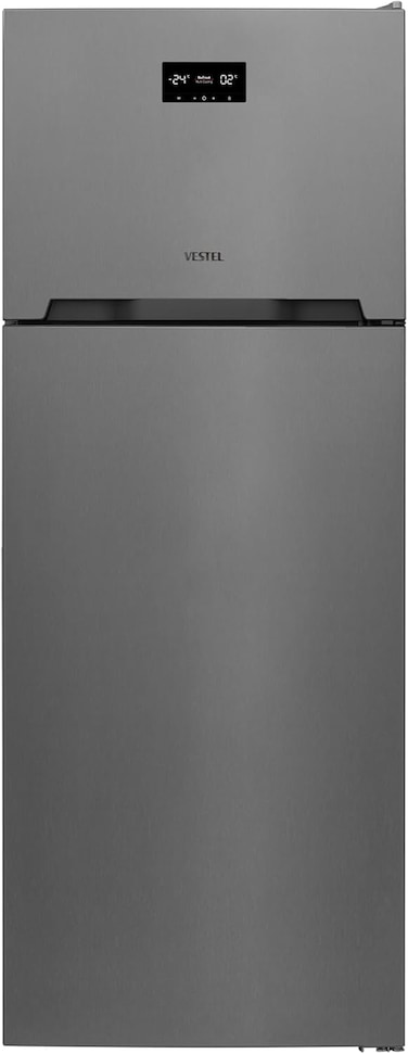 ثلاجة فيستل 14.1 قدم: إنفرتر، تجميد سريع، شاشة LED، RM630TF3E-X، فضي داكن (غير شامل التركيب)