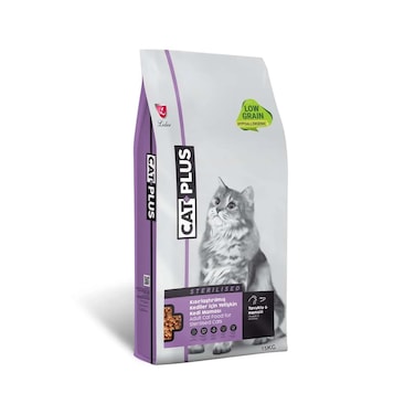 Cat Plus Chicken and Anchovy Sterilized Dry Cat Food - 1.5 kg