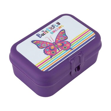 صندوق غداء بلاستيك من سيف غالي، 550 مل - بنفسجي