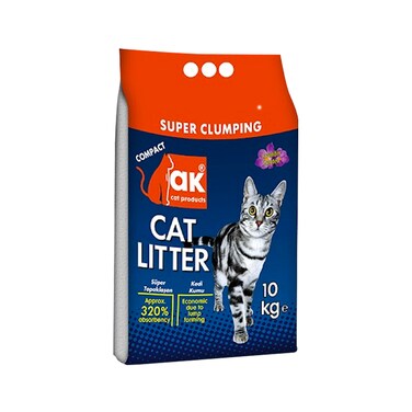 AK Cat Products Lavender Scented Cat Litter - 10 kg