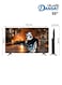دانسات 55 بوصة - QLED - 4K UHD - Google TV - HDR 10 - جهاز استقبال داخلي - DTD55BUQLED60HZ 4K Smart TV - أسود