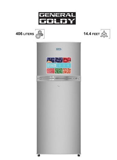 Two-door refrigerator - 406 liters - 14.4 feet - steel - steam - GGR406NS (installation not included)