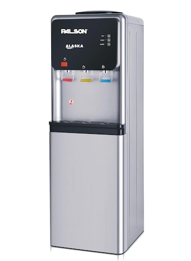 مبرد مياه بالسون تحميل سفلي، 3 صمامات، مياه باردة وساخنة وراكدة، فضي، موديل 40062
