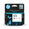 HP 123 Tri-Color Original Ink Cartridge - F6V16Ae