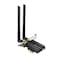 محول تي بي-لينك بي سي اي اركارTX50E AX3000 WiFi 6 PCIe مع بلوتوث 5.0 (هوائي متعدد الاتجاهات، شريحة انتل واي فاي 6، حوض حراري، معيار تشفير WPA3، ادراج توفير المساحة) اسود