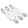 Sola Spoon Set from Saif Gallery, 6 Pieces - Silver
