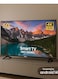 تلفزيون ذكي بشاشة 50 بوصة يعمل بنظام أندرويد 14، بدقة 4K UHD (3840×2160)، تصميم نحيف بدون إطار، منافذ HDMI وUSB، ذاكرة وصول عشوائي 1.5 جيجابايت + سعة تخزين 8 جيجابايت، SRET-50S4K2